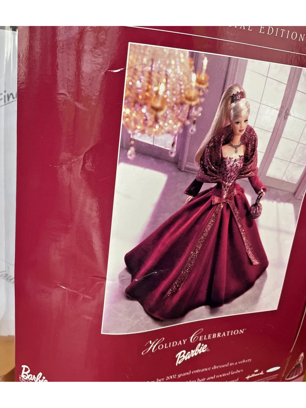 2002 Special Edition Holiday Celebration Barbie Doll Mattel NIB #56209